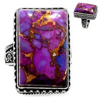 Purple Copper Turquoise Ring - PCTR291