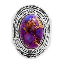 Purple Copper Turquoise Ring - PCTR305