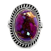 Purple Copper Turquoise Ring - PCTR309