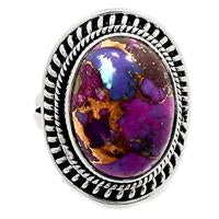 Purple Copper Turquoise Ring - PCTR312