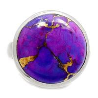 Purple Copper Turquoise Ring - PCTR332
