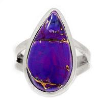 Purple Copper Turquoise Ring - PCTR334