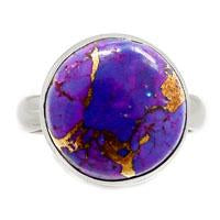 Purple Copper Turquoise Ring - PCTR349