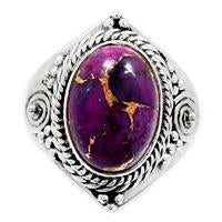 Purple Copper Turquoise Ring - PCTR34