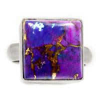 Purple Copper Turquoise Ring - PCTR360