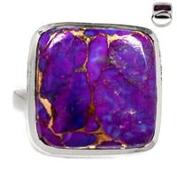 Purple Copper Turquoise Ring - PCTR388