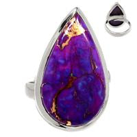 Purple Copper Turquoise Ring - PCTR391
