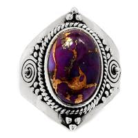 Purple Copper Turquoise Ring - PCTR45