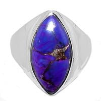 Purple Copper Turquoise Ring - PCTR463