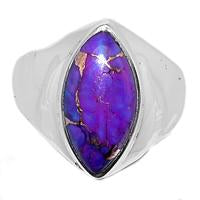 Purple Copper Turquoise Ring - PCTR466