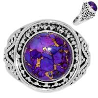 Purple Copper Turquoise Ring - PCTR476