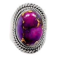 Purple Copper Turquoise Ring - PCTR48