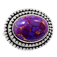 Purple Copper Turquoise Ring - PCTR51