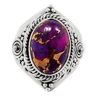 Purple Copper Turquoise Ring - PCTR54