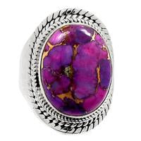 Purple Copper Turquoise Ring - PCTR66