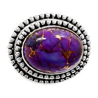 Purple Copper Turquoise Ring - PCTR71