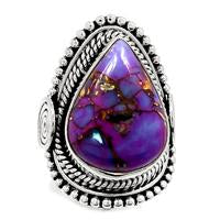 Purple Copper Turquoise Ring - PCTR79