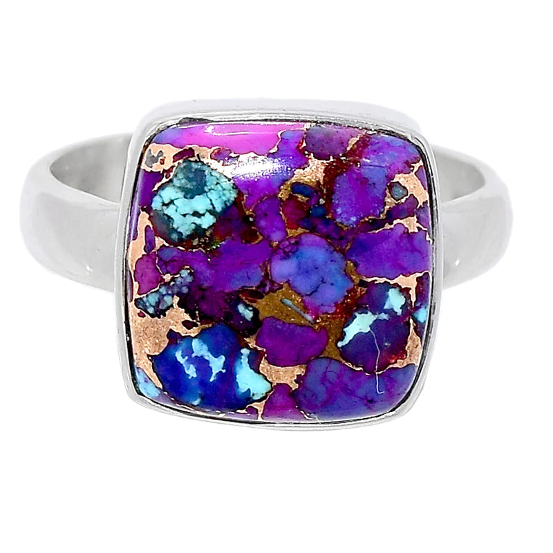 Purple Copper Turquoise Ring - PCTR816