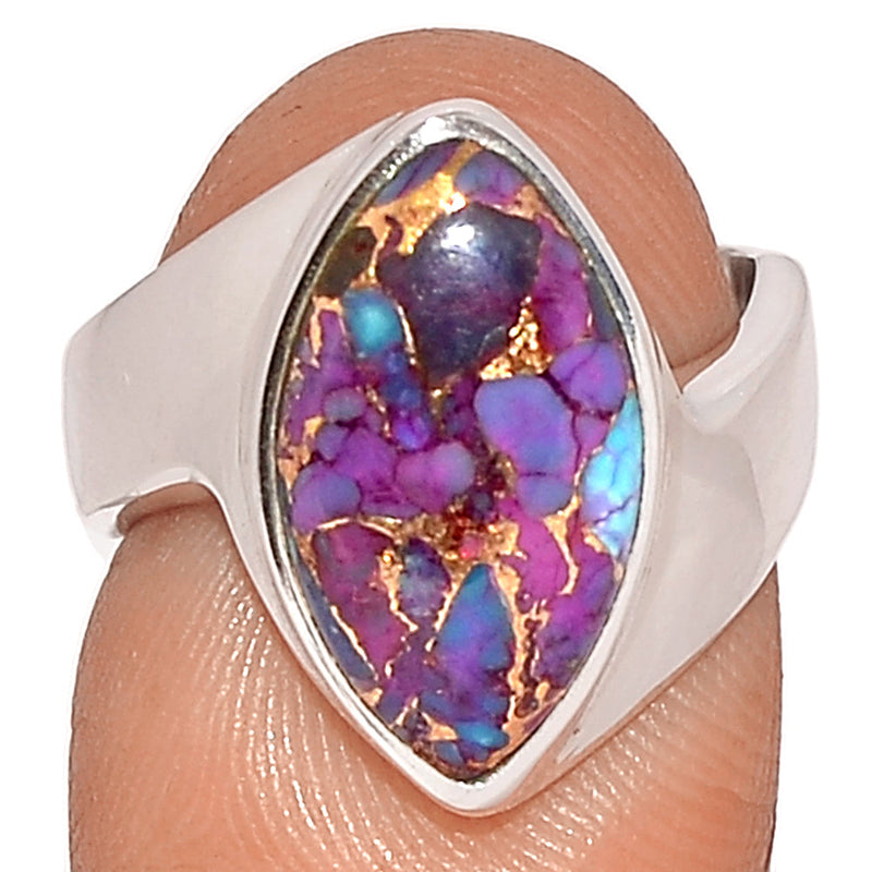 Solid - Purple Copper Turquoise Ring - PCTR852