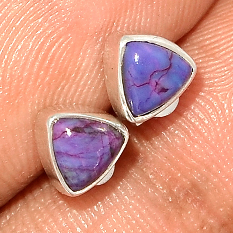 Purple Copper Turquoise Studs - PCTS279