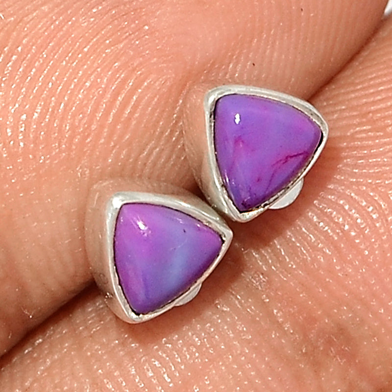 Purple Copper Turquoise Studs - PCTS299