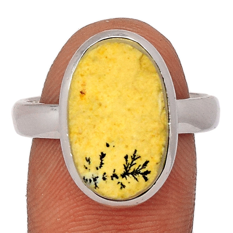 Psilomelane Dendrite German Ring - PDGR598