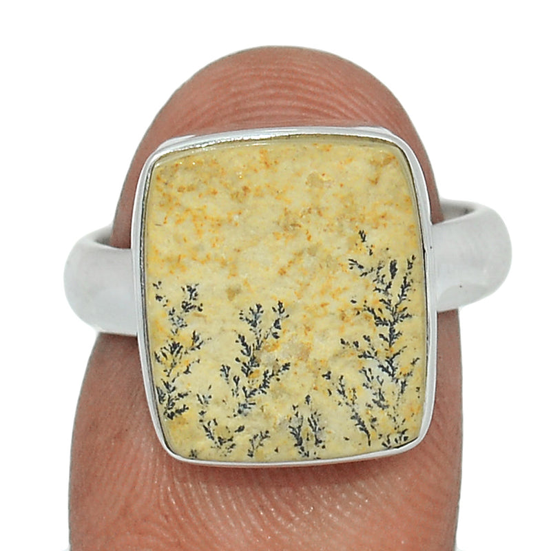 Psilomelane Dendrite German Ring - PDGR761