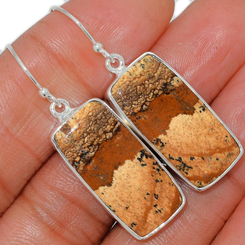 1.7" Picture Jasper Earrings - PIJE168