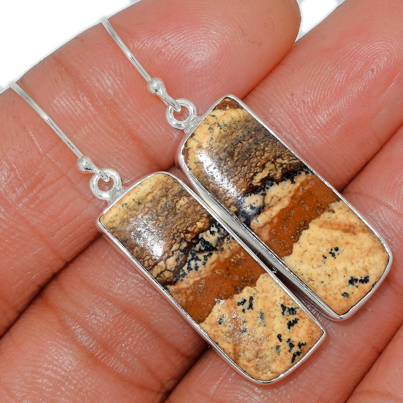 1.8" Picture Jasper Earrings - PIJE179