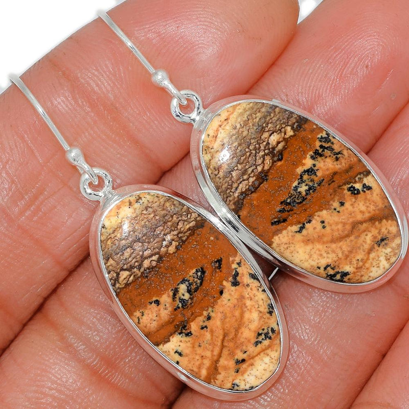 1.7" Picture Jasper Earrings - PIJE181