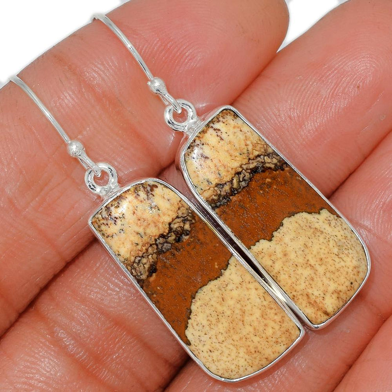 1.7" Picture Jasper Earrings - PIJE188