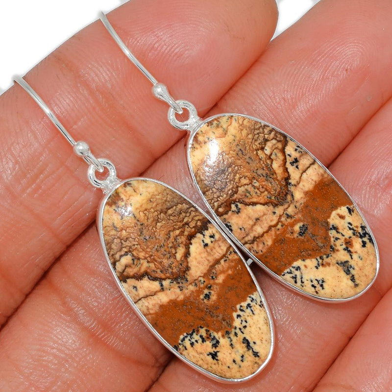 1.8" Picture Jasper Earrings - PIJE197