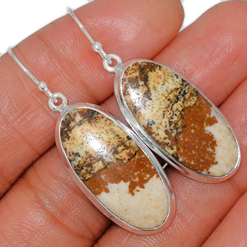 1.8" Picture Jasper Earrings - PIJE199