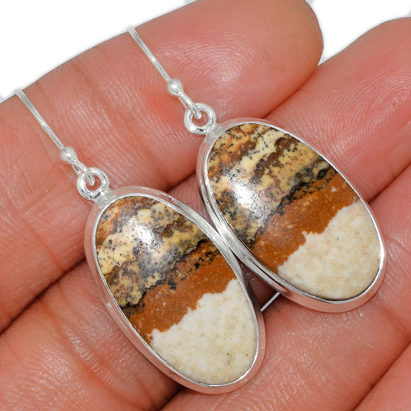 1.7" Picture Jasper Earrings - PIJE208