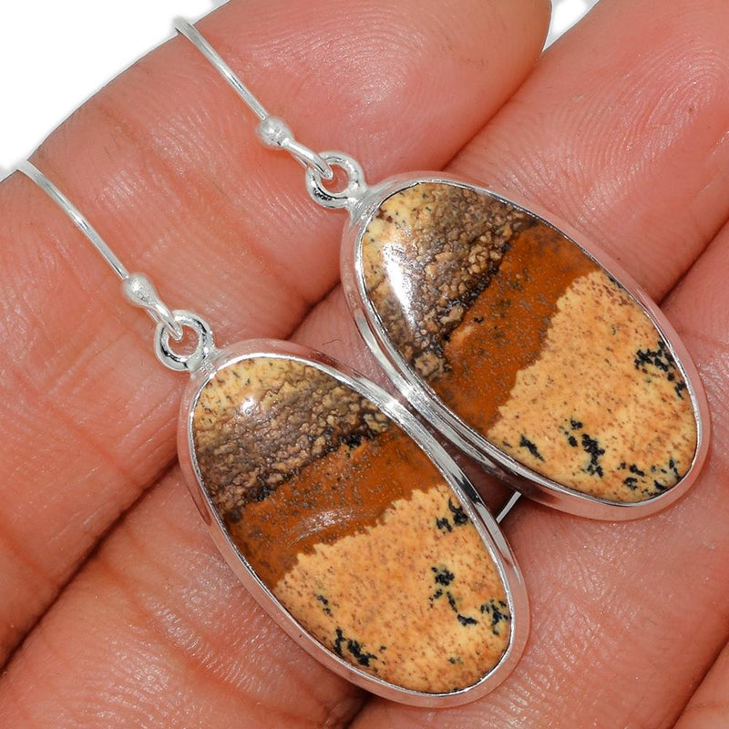 1.7" Picture Jasper Earrings - PIJE210