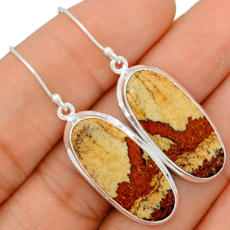 1.8" Picture Jasper Earrings - PIJE222