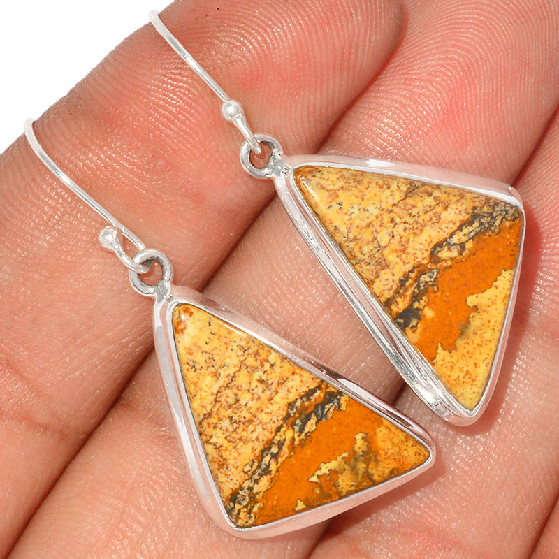 1.6" Picture Jasper Earrings - PIJE371