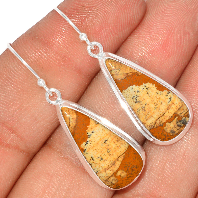 1.6" Picture Jasper Earrings - PIJE372