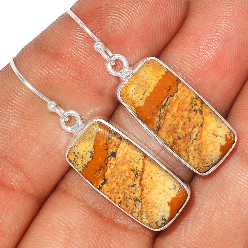 1.5" Picture Jasper Earrings - PIJE382