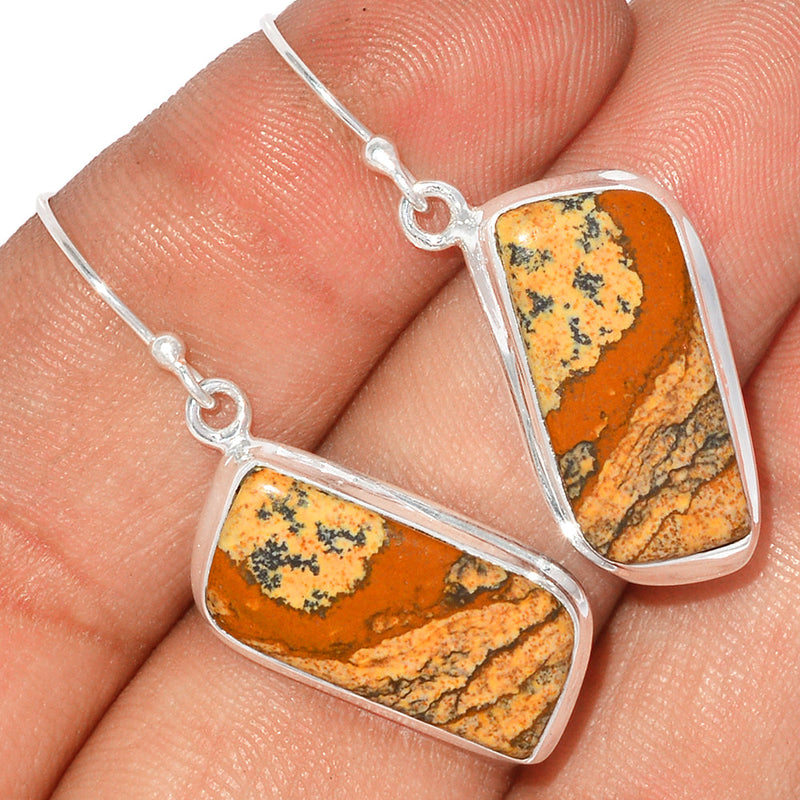 1.5" Picture Jasper Earrings - PIJE396