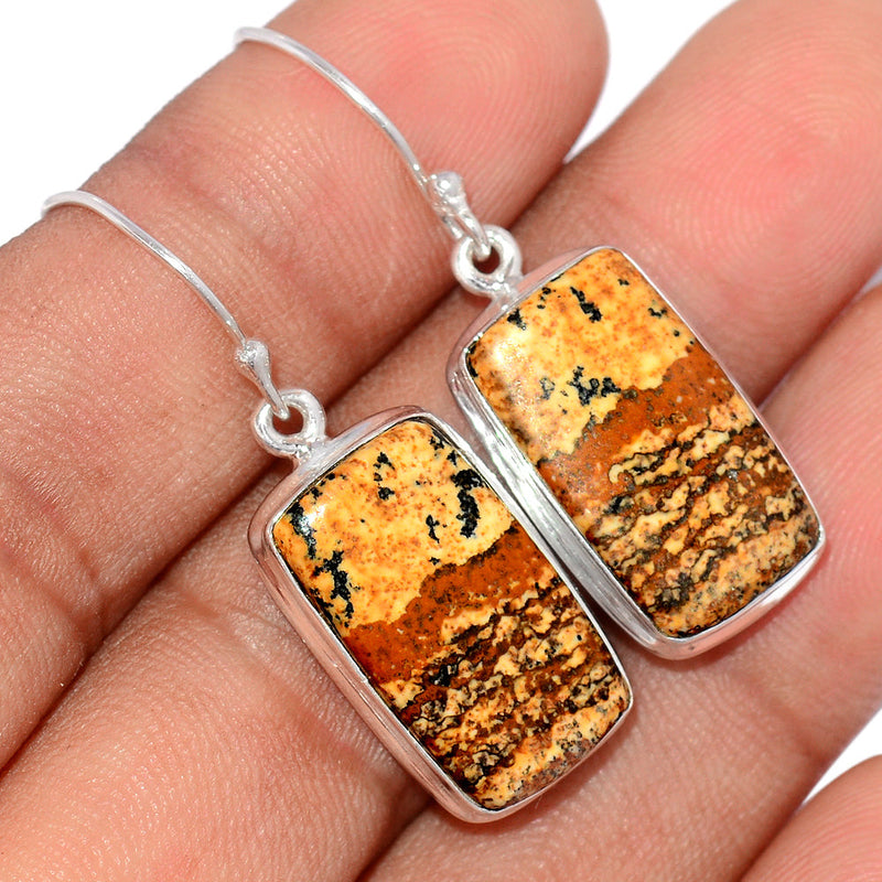 1.5" Picture Jasper Earrings - PIJE407