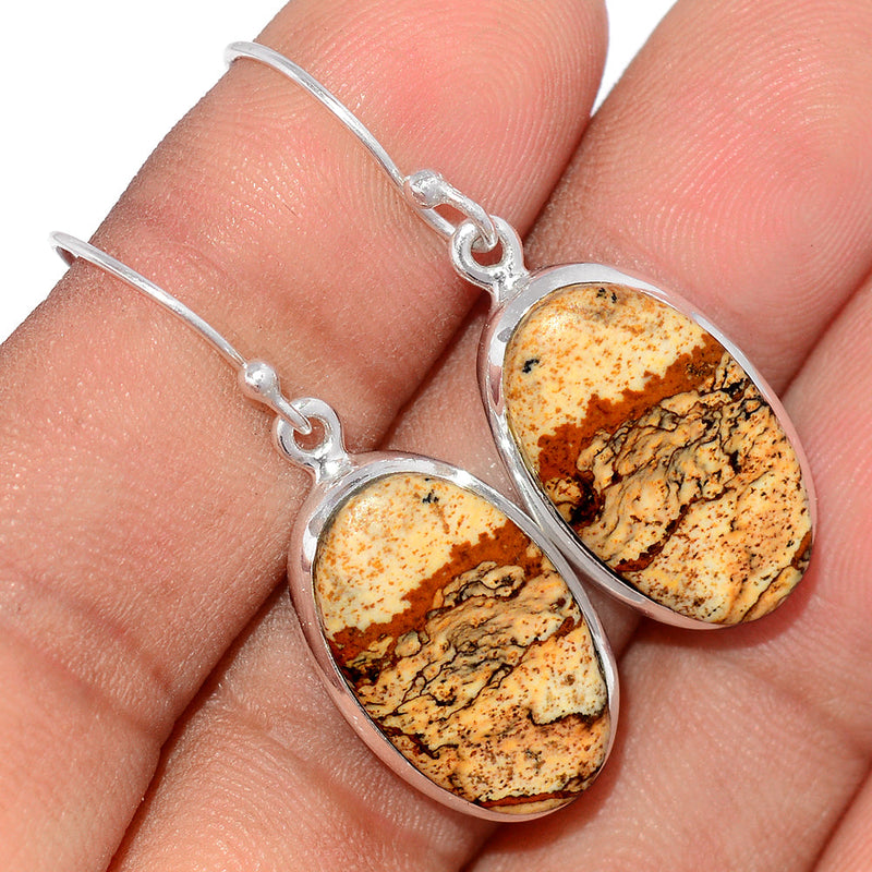 1.5" Picture Jasper Earrings - PIJE428