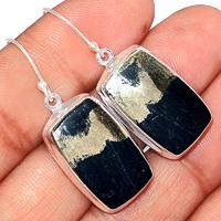 Pyrite In Megnetite Earring-PIME459