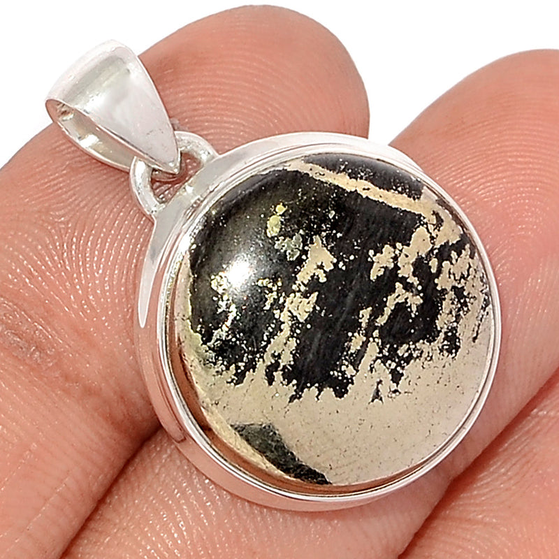 1.2" Pyrite In Magnetite Pendants - PIMP511