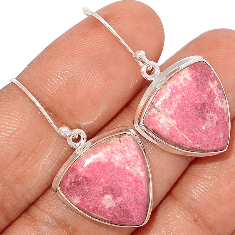 1.5" Pink Thulite Earrings - PKTE185