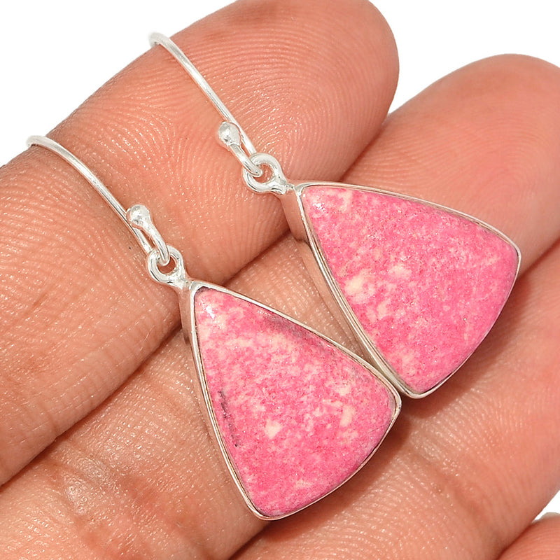 1.5" Pink Thulite Earrings - PKTE259