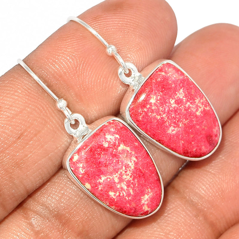 1.2" Pink Thulite Earrings - PKTE273