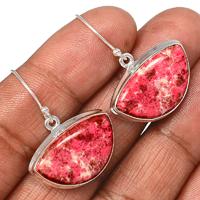 Pink Thulite Earring-PKTE65
