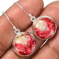 Pink Thulite Earring-PKTE81