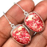 Pink Thulite Earring-PKTE95